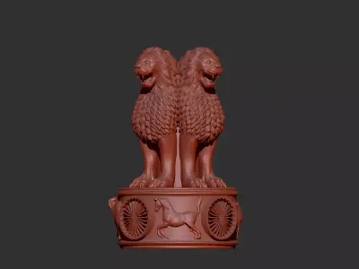 ashoka stambh 3D  3D model