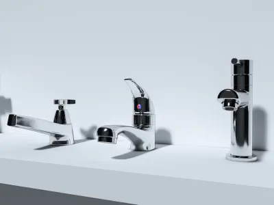 Faucet pack 3D model
