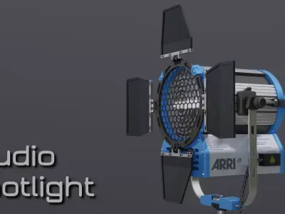 Photography Studio Spotlight 3D model