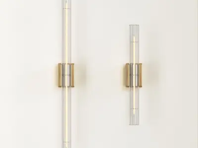 Zangra Transparent Rod Lamps 3D model