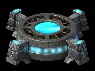 Moon - Air Supply Station 01 3D model