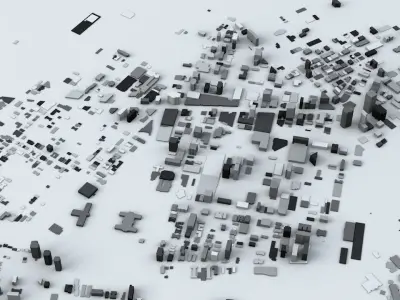 Winnipeg Streets and Buildings 3D model