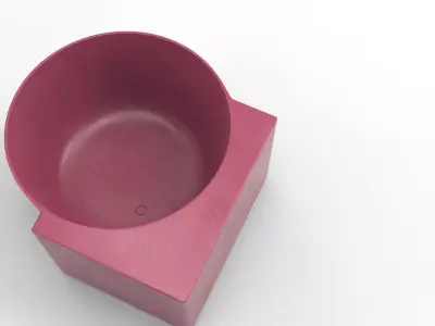 Dery Bathtub Low-poly 3D model