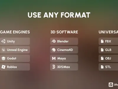 Wood Industry Low-poly 3D model