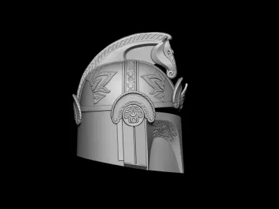 Mandalorian Rohirrim helmet 3d digital download 3D print model