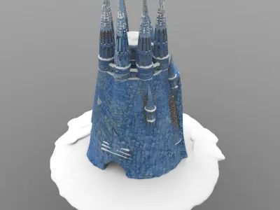 Ice Castle for Unity 3D model