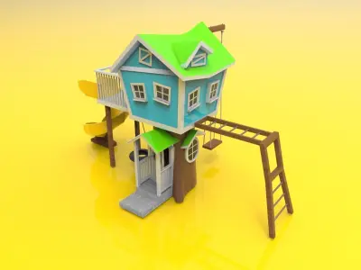 Hobbit playground 3D model