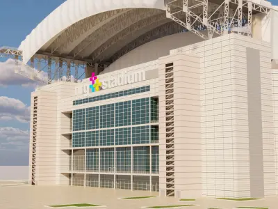 NRG stadium 3D model