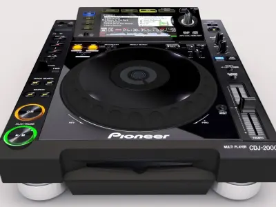 Pioneer cdj-2000 3D model