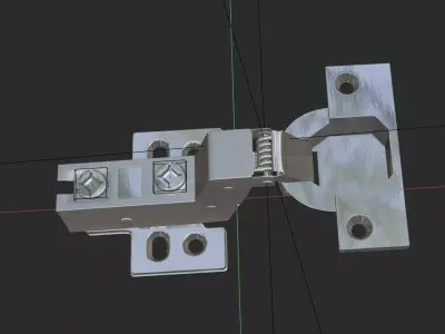 hinge for blender 3D model