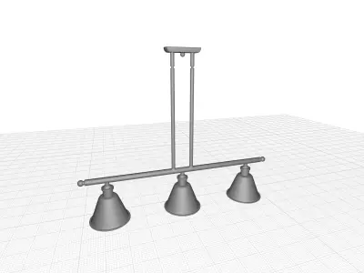 Dallyn Light Kitchen Island Pendant 3D model
