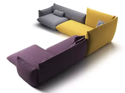 Bellavita Sofa Large 3D model