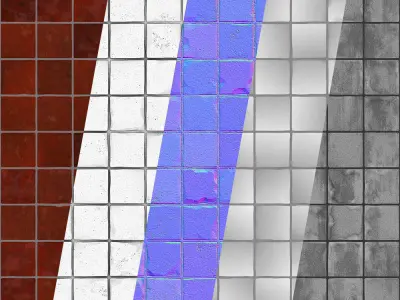 Wall Brick Design-14-PBR-4K-2K Texture