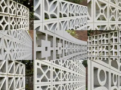 Brick Kit  Volume 01 Low-poly 3D model