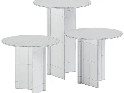 Coffee Tables Os by Atelier de Troupe 3D model