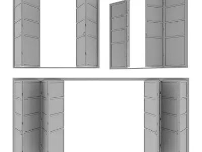 Sliding doors 3D model
