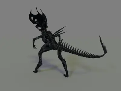 Queen Xenomorph 3D model