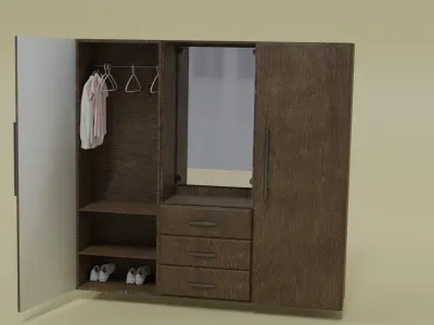 Wardrobe Free 3D model