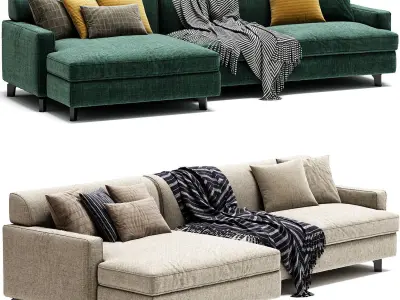 RIO Sectional sofa By Nobonobo 3D model