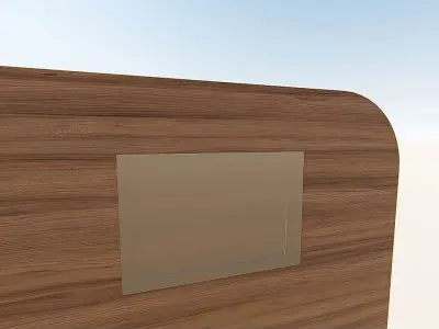 DOOR 3D wooden shelf 3D print model