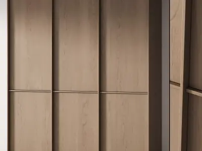 261 cabinet furniture 11 modular wardrobe cupboard 07 3D model