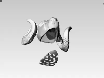 Ramb head 3D print model