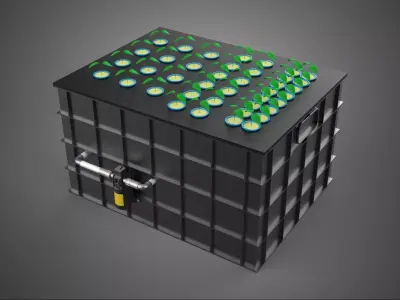 AEROPONIC HYDROPONIC CLONING CLONE CLONER PLANT MACHINE SYSTEM 3D model