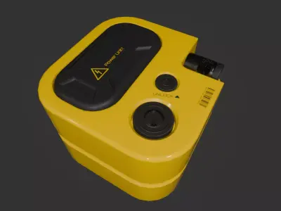 Sci-fi Portable Device Low-poly 3D model