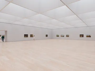 Art Museum Gallery Interior 49 Low-poly 3D model