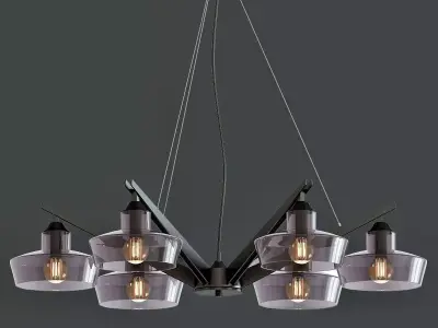 WUNDERLICHT yawov chandelier 3D model