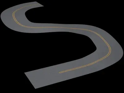 Asfalt - Procedural Asphalt Free 3D model