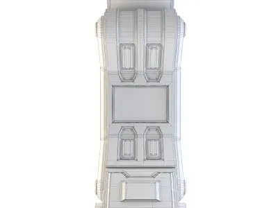 Space Station Wall 5 3D model