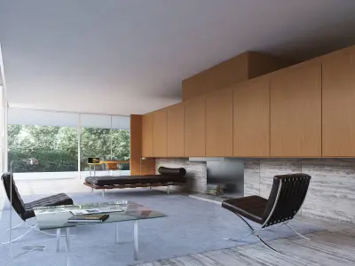 Farnsworth House 3D model