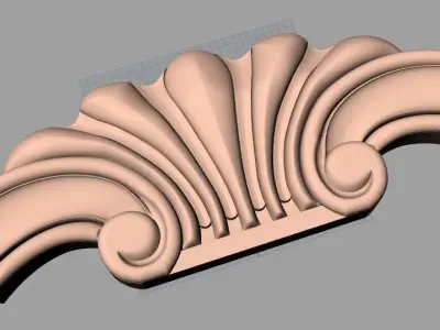 CNC 3D relief design STL format file used for artcam aspire E710 3D model