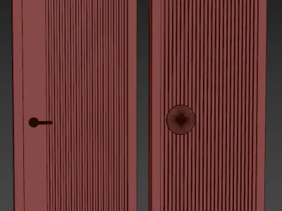 interior door set1 3D model