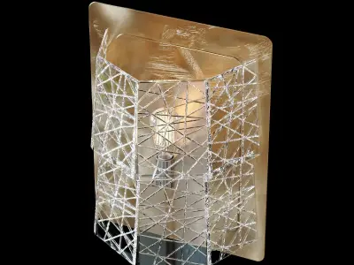 Baccarat Tuile De Cristal Frozen Sconce 3D model