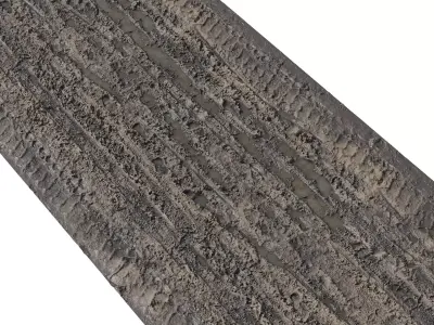 Sand Dirt road 3D model