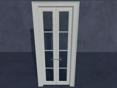  High interior door 3D model