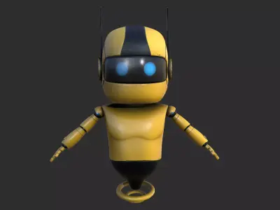 Cartoon Robot 3D model