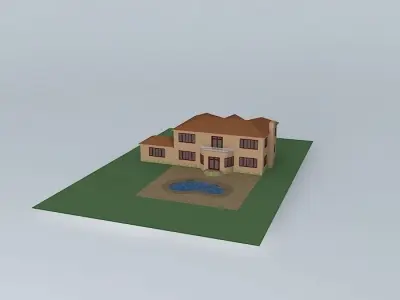 Spanish Mansion Free 3D model