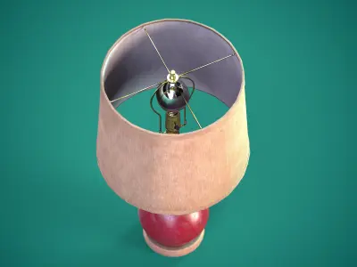 Modern Lamp - PBR Game Ready Free low-poly 3D model