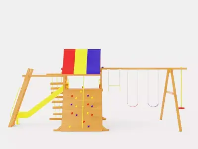 Circus Castle Pkg III Loaded Low-poly 3D model