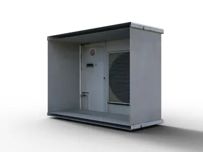 AC Window Free 3D model