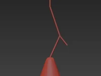 VANAMO pendant light glass 3D model