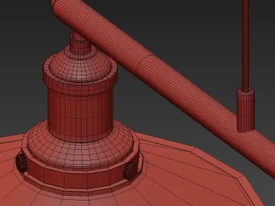 Loft Cone Pendant Balance Line 3 3D model