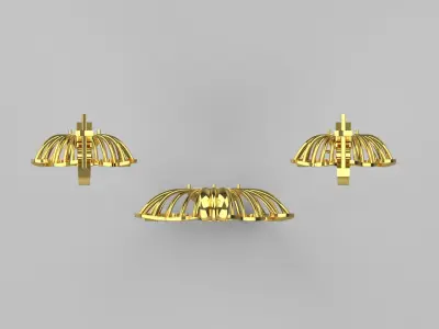 gold set gs0005 3D print model