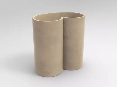 Rara Vase Low-poly 3D model