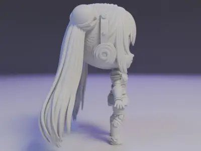 android chibi 3D print model