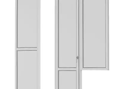 Modern windows 4 3D model