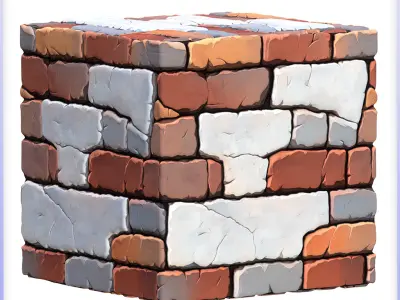 Stylized Wall Seamless Texture Texture 127